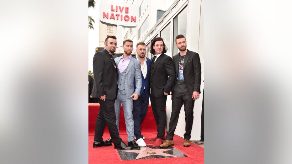 NSYNC boy band Hollywood star