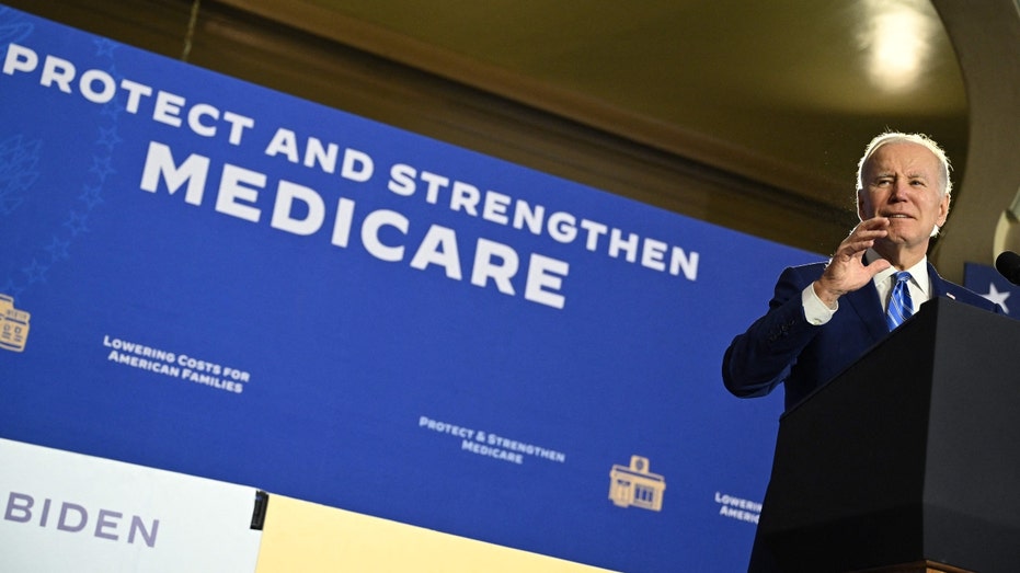 President Joe Biden speaks about Medicare