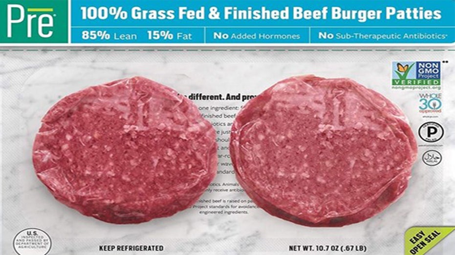 Grass-fed beef label