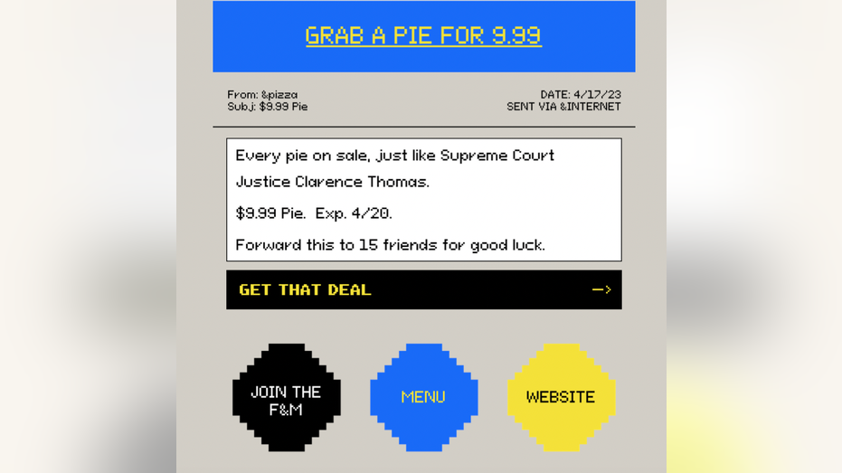 &Pizza email about Clarence Thomas