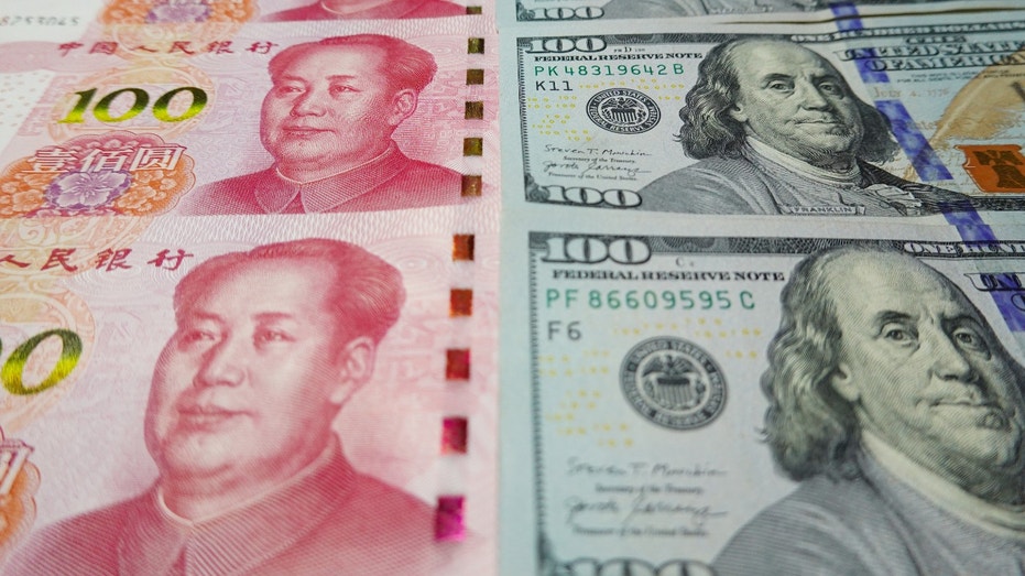 U.S. dollar Chinese yuan