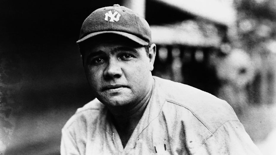 Babe Ruth with Yankees in 1900s