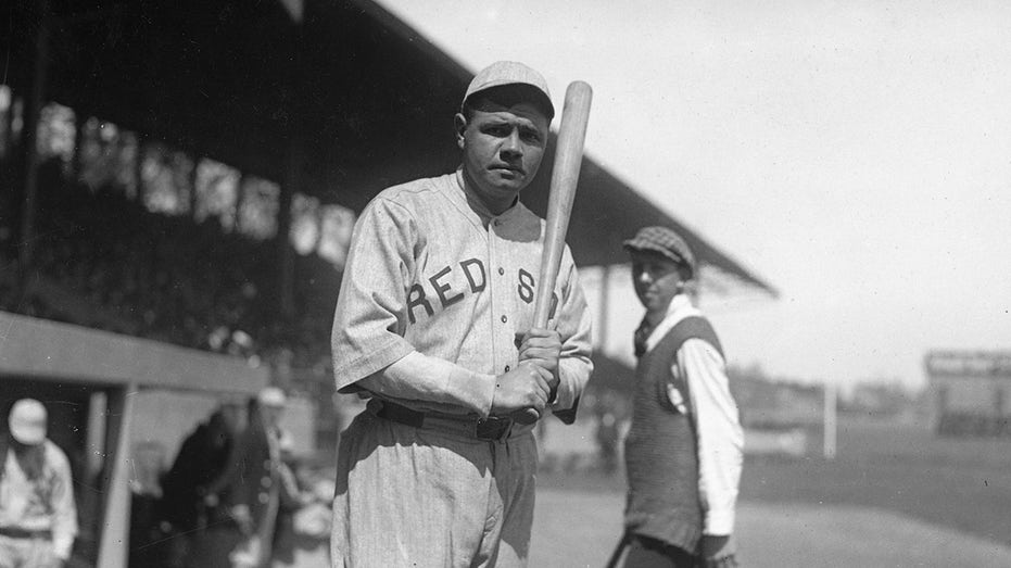 Babe Ruth with Red Sox
