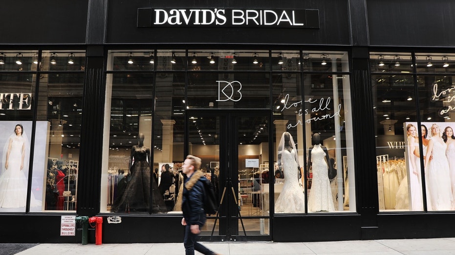 Davids Bridal store NYC wedding