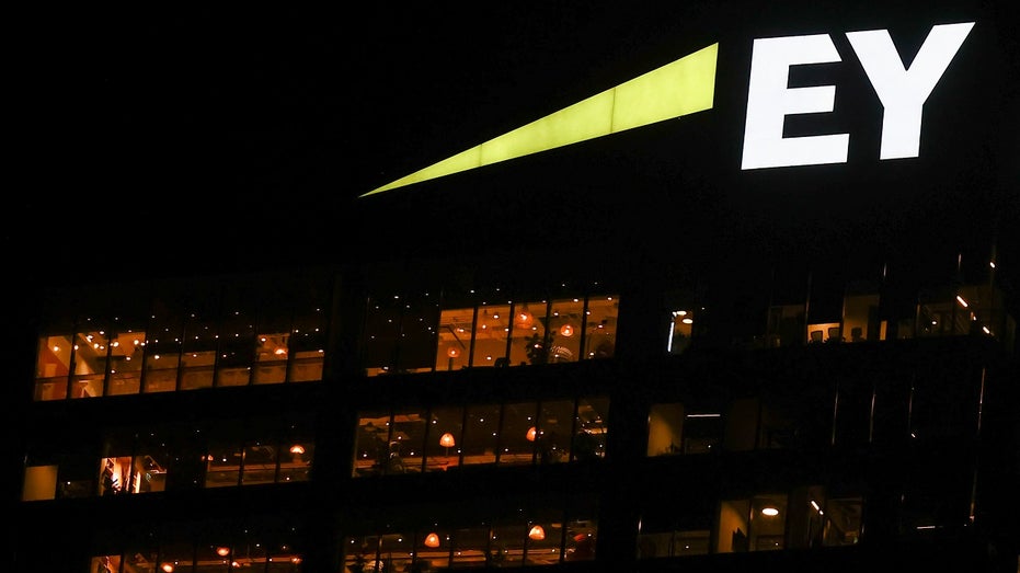 Ernst & Young building at night