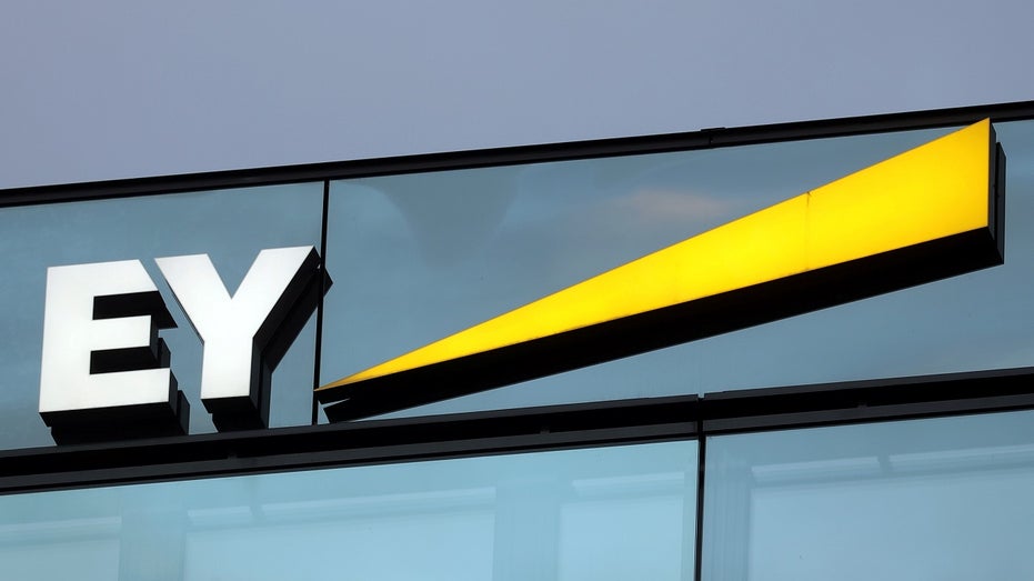 EY logo on building