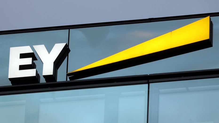 EY logo on building