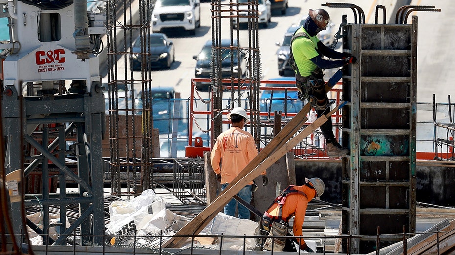 Construction workers in Miami