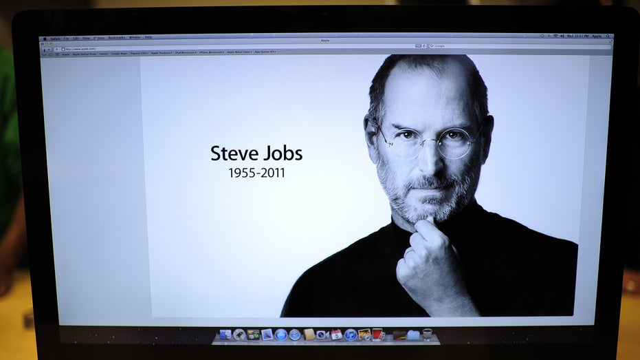 Steve Jobs memorial photo