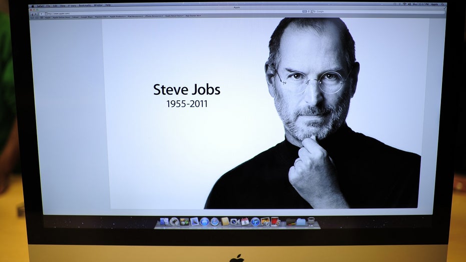 Steve Jobs memorial photo