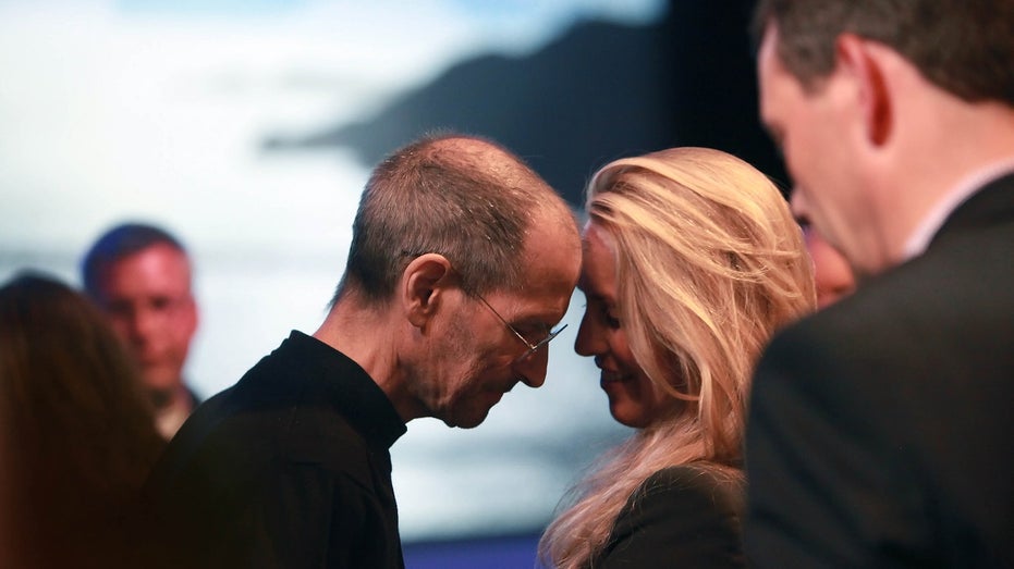 Steve Jobs and his wife, Lauren Powell Jobs