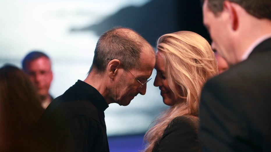 Steve Jobs and his wife, Lauren Powell Jobs