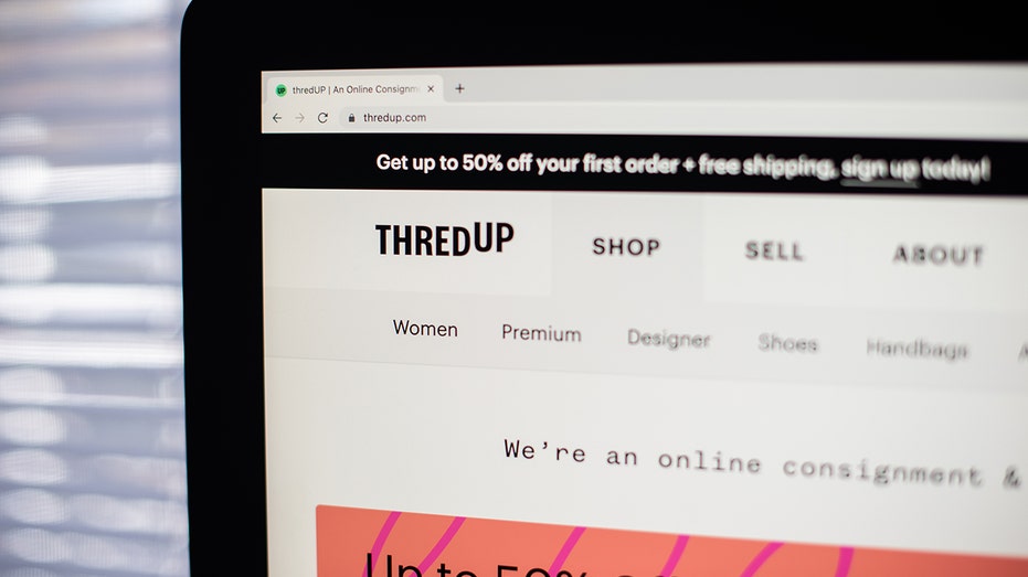 The ThredUp website