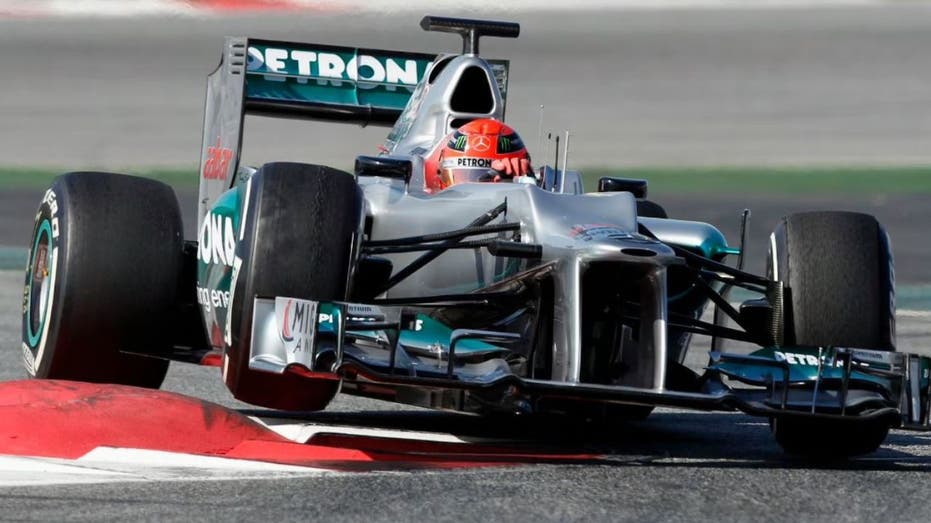 Mercedes Formula One driver Michael Schumacher Germany
