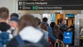 Travelers go through security at San Francisco International Airport (SFO) in San Francisco, California, US, on Thursday, May 25, 2023. Long airport lines, jammed planes, higher fares and potential flight delays are set to plague the coming summer travel season as more Americans fly at home and abroad. Photographer: David Paul Morris/Bloomberg via Getty Images