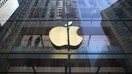 The Apple Inc. logo at one of the company&apos;s stores in Sydney, Australia, on Friday, March 18, 2022. The debut of Apple&apos;s latest iPhone brings a change to the way its U.S. customers can purchase the device, a move toward cutting wireless carriers out of the process and giving the tech giant more control. 