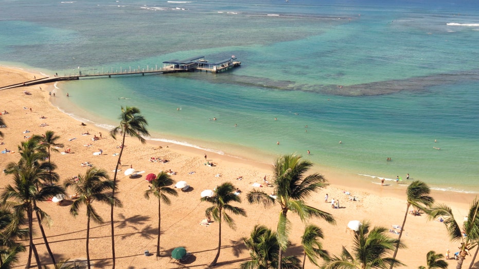 Duke Kahanamoku Beach in Hawaii