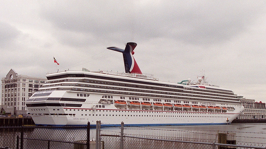 Carnival Destiny ship seen in Boston in 2000