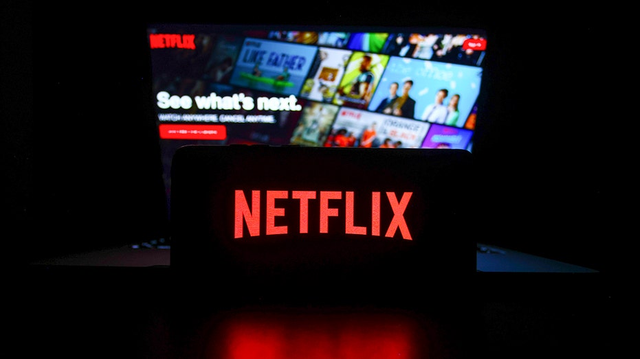 TV displaying Netflix home screen
