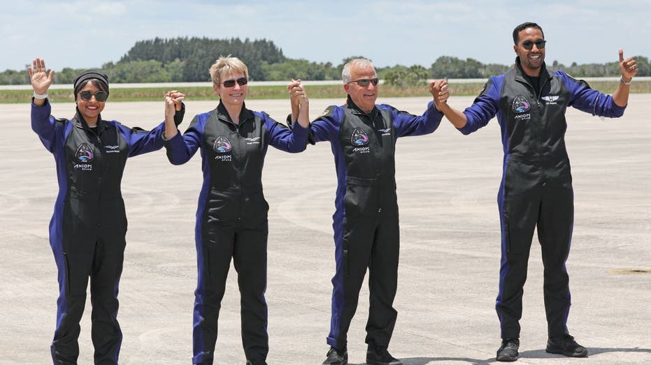 Axiom Mission 2 crew smiling