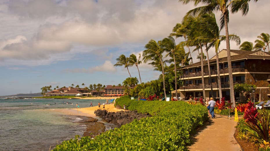 Poipu Beach in Hawaii