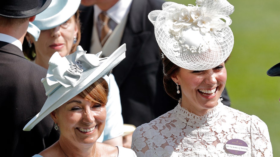 Kate Middleton and her mom Carole at the Royal Ascot Day 1 in 2017