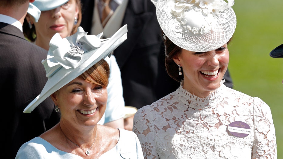 Carole and Kate Middleton