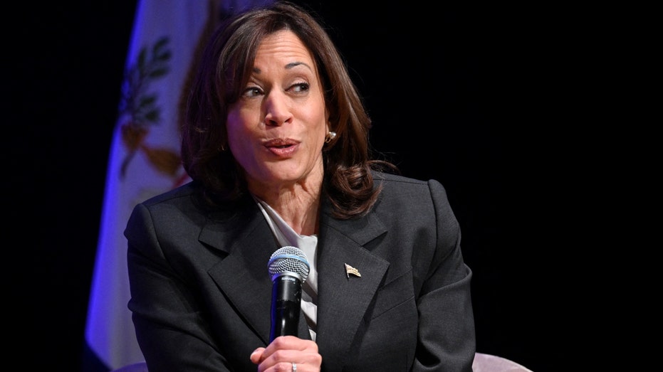 Vice President Kamala Harris speaks