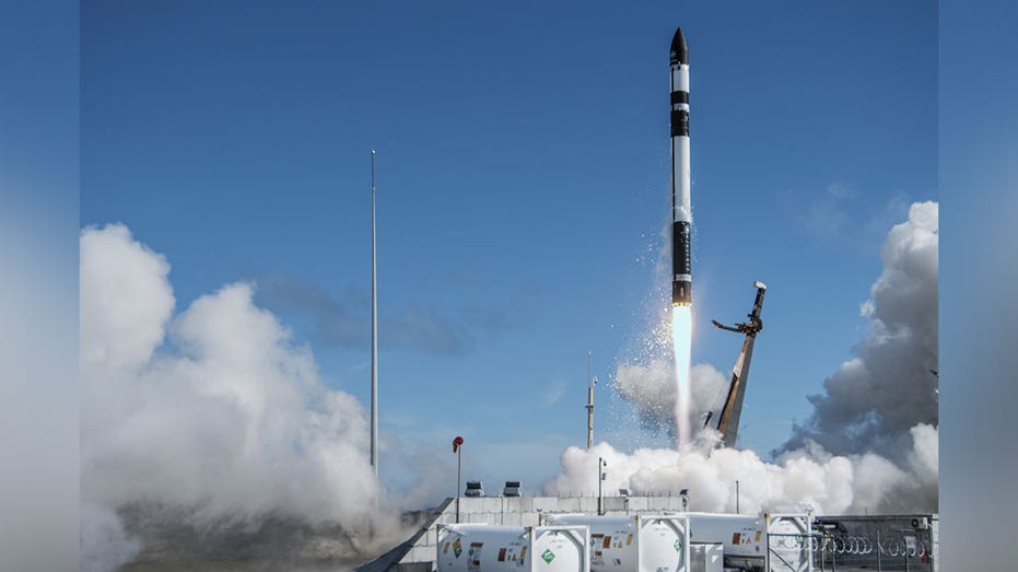 Rocket Lab Electron Rocket launches from New Zealand