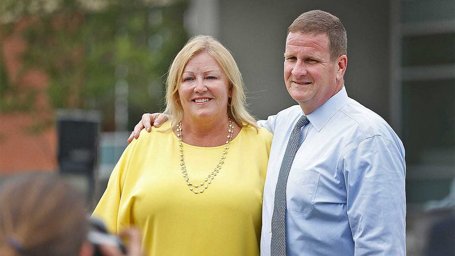 Rob and Karen Hale pose for a photo