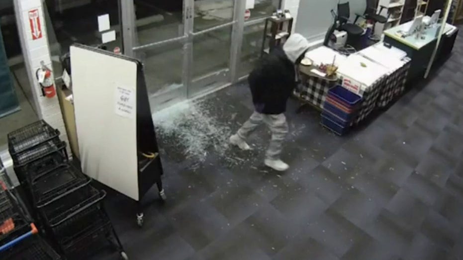 Security footage of break in