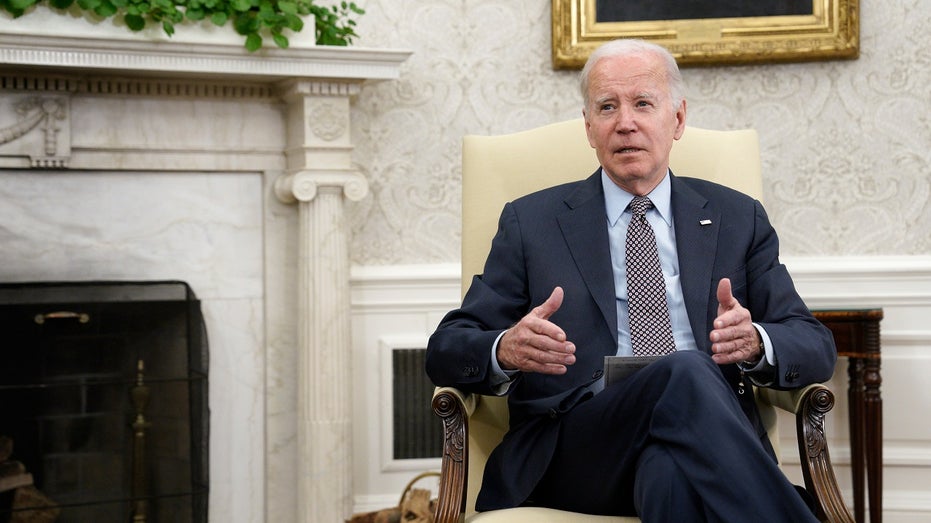 President Biden in the Oval Office