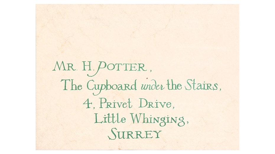 Harry Potter letter