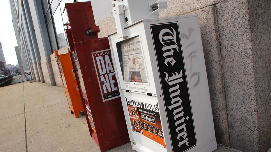 The Philadelphia Inquirer Newspaper stand