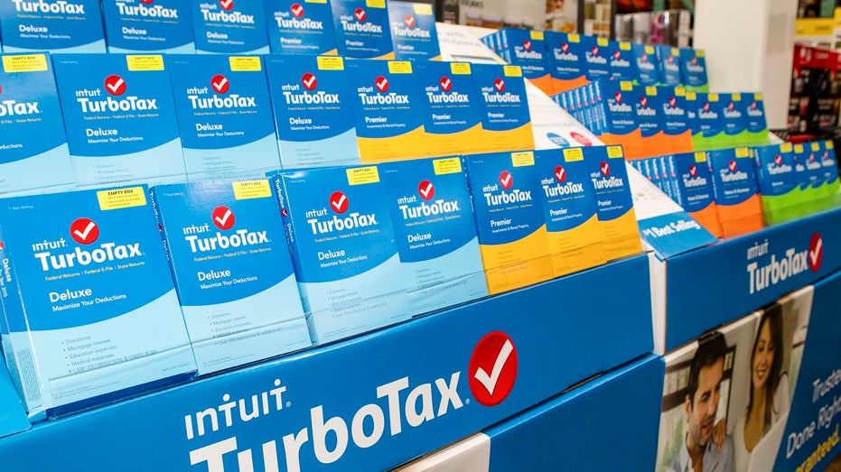 TurboTax on store shelf