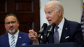 U.S. President Joe Biden is joined by Education Secretary Miguel Cardona (L) as he announces new actions to protect borrowers after the Supreme Court struck down his student loan forgiveness plan in the Roosevelt Room at the White House on June 30, 2023 in Washington, DC. In a 6-to-3 decision, the court ruled the loan forgiveness program -- which was projected to help 40 million people and cost $400 billion -- was unconstitutional.