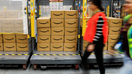 Amazon packages are seen at the new Amazon warehouse during its opening announcement on the outskirts of Mexico City, Mexico. - Fox Business News