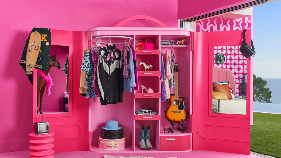 Let's Make Barbie's Closet from Barbie the Movie! DreamHouse DIY Project  ep3 