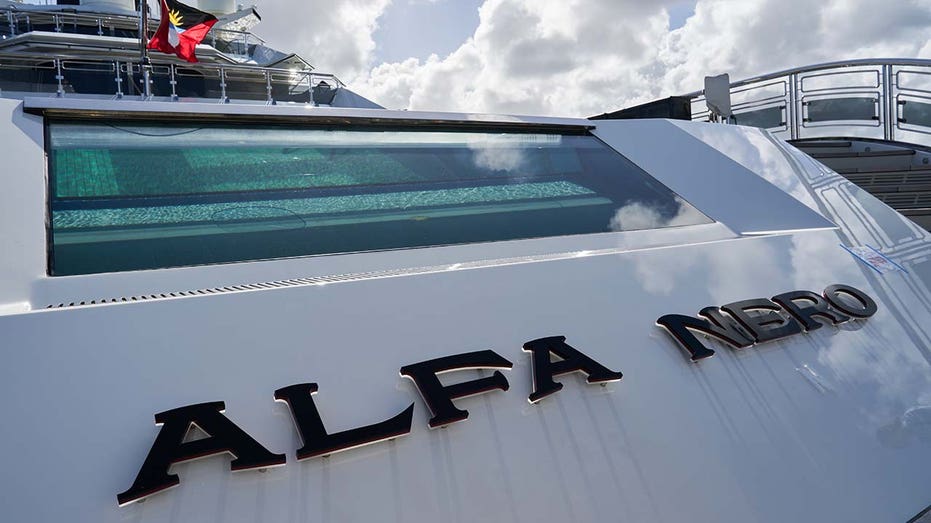The superyacht Alfa Nero