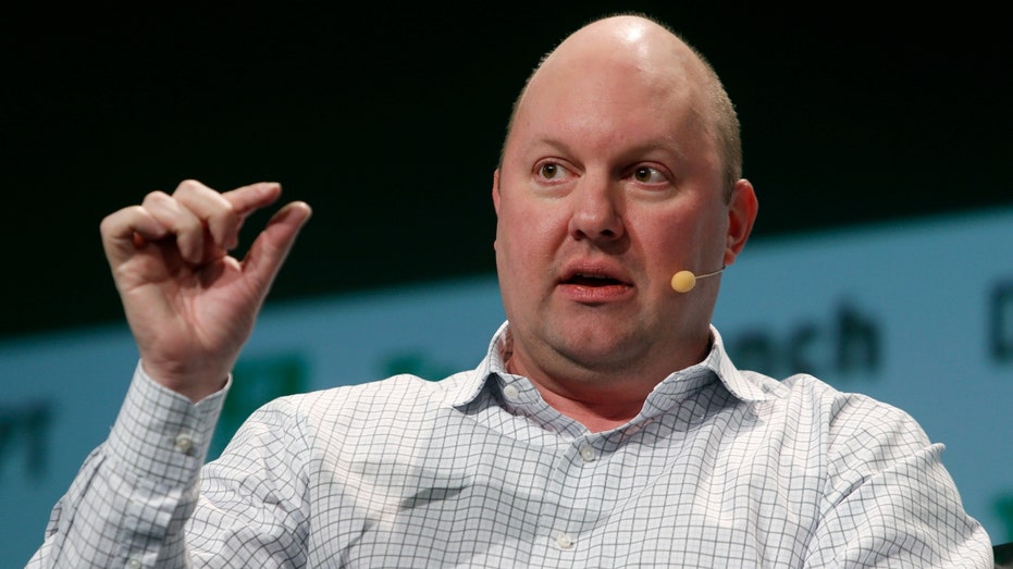 Marc Andreessen speaking at conference