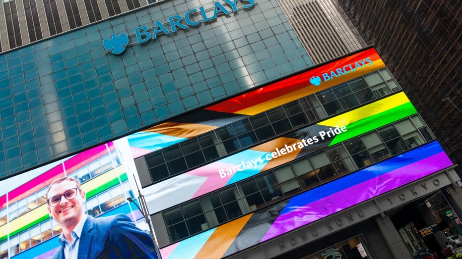 Barclays sign in Times Square