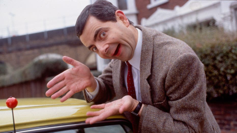 Rowan Atkinson in character as Mr. Bean