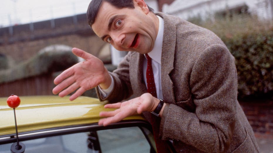 Rowan Atkinson in character as Mr. Bean