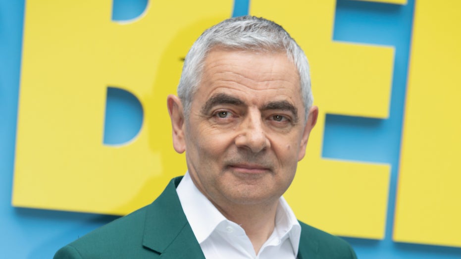 Rowan Atkinson at the premiere for the movie Bee