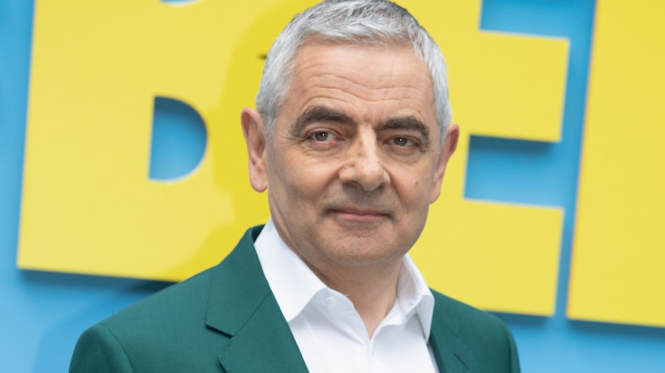 Rowan Atkinson at the premiere for the movie Bee