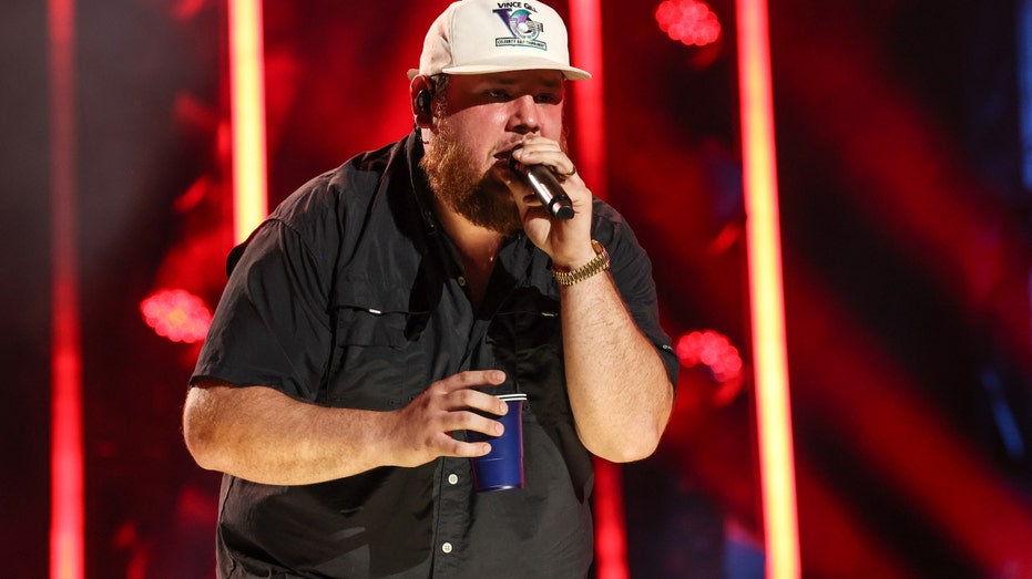 Luke Combs onstage