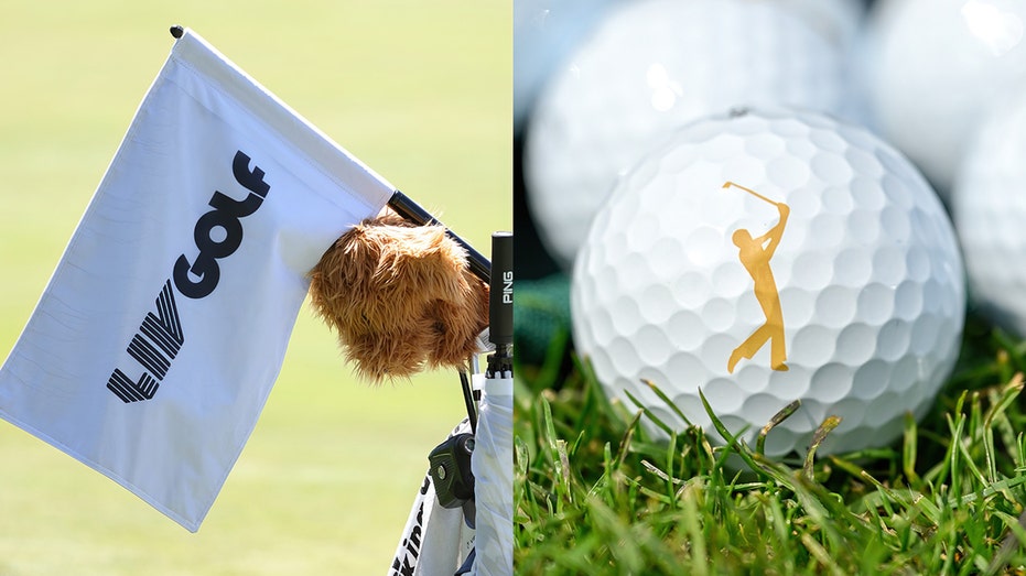 PGA Tour and LIV Golf logos