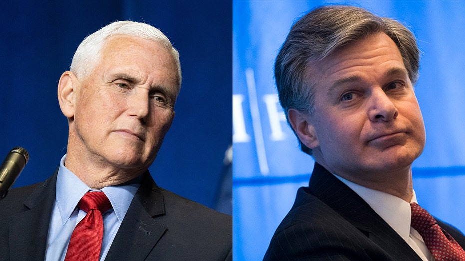 Mike Pence on FBI Director Christopher Wray