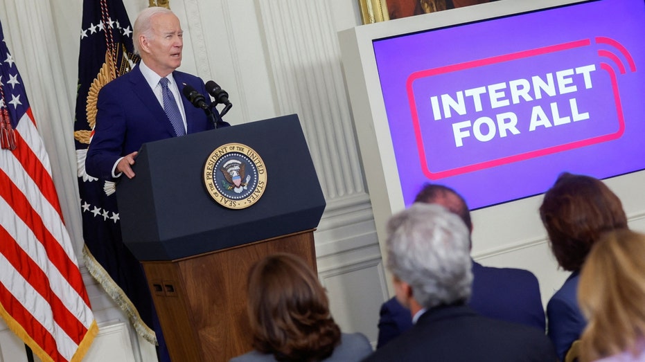Joe Biden speaks at the White House