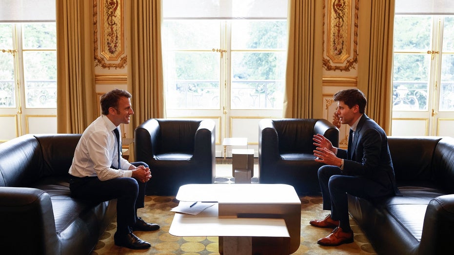 Sam Altman meets with French President Emmanuel Macron